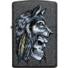 Зажигалка ZIPPO WOLF SKULL 29863